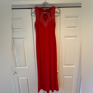 Guess maxi side split dress, size S, NWOT